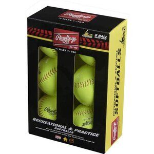 Official League Recreational Softballs | YWCS11 | 11" | 6 Count